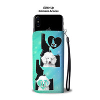 Cute Poodle Dog Print Wallet Case-Free Shipping-ID State - Deruj.com