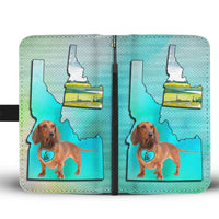 Dachshund Dog Print Wallet Case-Free Shipping-ID State - Deruj.com