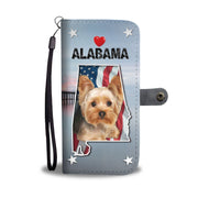 Cute Yorkshire Terrier Print Wallet Case-Free Shipping-AL State - Deruj.com