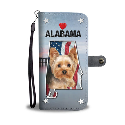 Cute Yorkshire Terrier Print Wallet Case-Free Shipping-AL State - Deruj.com