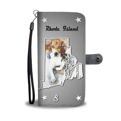 Beagle Dog Print Wallet Case-Free Shipping-RI State - Deruj.com