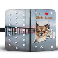 Cute Chihuahua Print Wallet Case-Free Shipping-RI State - Deruj.com