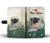 Pug Dog Print Wallet Case-Free Shipping-RI State - Deruj.com
