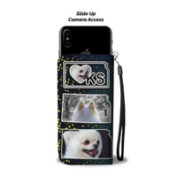 Cute Pomeranian Dog Print Wallet Case-Free Shipping-KS State - Deruj.com