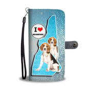Lovely Beagle Print Wallet Case-Free Shipping-NH State - Deruj.com