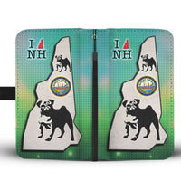 Pug Dog Art Print Wallet Case-Free Shipping-NH State - Deruj.com