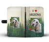 Lovely Basset Hound Print Wallet Case-Free Shipping-AZ State - Deruj.com
