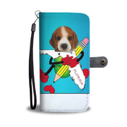 Beagle Puppy Print Wallet Case-Free Shipping-FL State - Deruj.com