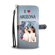 Lovely Beagle Dog Print Wallet Case- Free Shipping-AZ State - Deruj.com