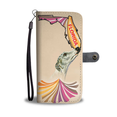 Cute Whippet Dog Print Wallet Case-Free Shipping-FL State - Deruj.com