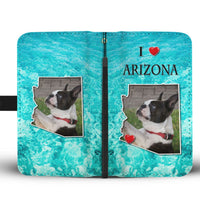 Lovely Boston Terrier Print Wallet Case-Free Shipping-AZ State - Deruj.com