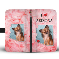Lovely Chihuahua Print Wallet Case-Free Shipping-AZ State - Deruj.com