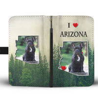 Cute French Bulldog Print Wallet Case-Free Shipping-AZ State - Deruj.com