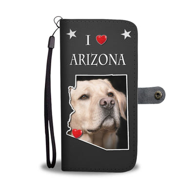 Cute Labrador Retriever Print Wallet Case-Free Shipping-AZ State - Deruj.com