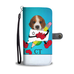 Awesome Beagle Print Wallet Case-Free Shipping-CT State - Deruj.com