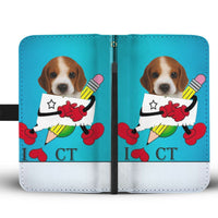 Awesome Beagle Print Wallet Case-Free Shipping-CT State - Deruj.com