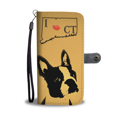 Amazing Boston Terrier Art Print Wallet Case-Free Shipping-CT State - Deruj.com