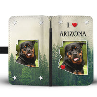 Cute Rottweiler Print Wallet Case-Free Shipping-AZ State - Deruj.com