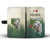 Lovely Basset Hound Print Wallet Case-Free Shipping-NV State - Deruj.com