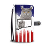 British Shorthair Cat Print Wallet Case-Free Shipping-CT State - Deruj.com