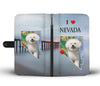 Lovely Bichon Frise Print Wallet Case-Free Shipping-NV State - Deruj.com