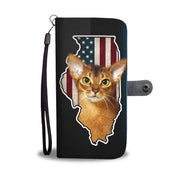 Abyssinian cat Print Wallet Case-Free Shipping-IL State - Deruj.com