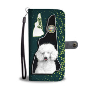 Cute Poodle Dog Print Wallet Case-Free Shipping-NH State - Deruj.com