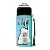 Cute Westie Dog Print Wallet Case-Free Shipping-NH State - Deruj.com