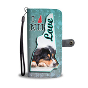Australian Shepherd Dog Print Wallet Case-Free Shipping-NH State - Deruj.com