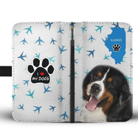 Bernese Mountain Dog Print Wallet Case-Free Shipping-IL State - Deruj.com