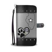 Saint Bernard Dog Print Wallet Case-Free Shipping-IL State - Deruj.com