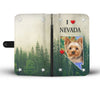 Cute Yorkshire Terrier Print Wallet Case-Free Shipping-NV State - Deruj.com