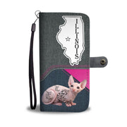 Sphynx cat Print Wallet Case-Free Shipping-IL State - Deruj.com