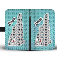 French Bulldog Pattern Print Wallet Case-Free Shipping-NH State - Deruj.com