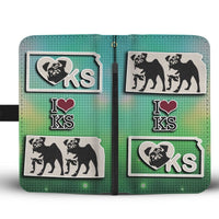 Pug Dog Art Print Wallet Case-Free Shipping-KS State - Deruj.com