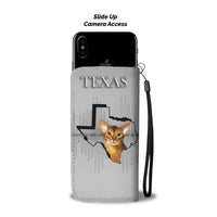 Abyssinian Cat Print Wallet Case-Free Shipping-TX State - Deruj.com