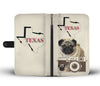 Pug Dog Print Wallet Case-Free Shipping-TX State - Deruj.com