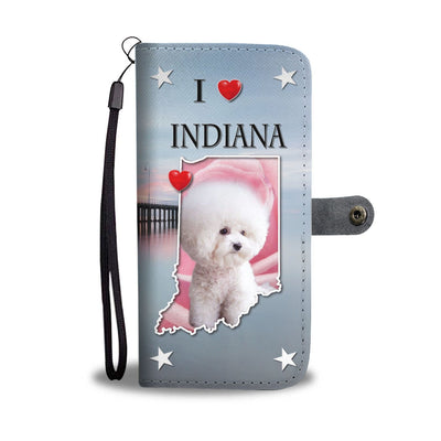 Lovely Bichon Frise Print Wallet Case-Free Shipping-IN State - Deruj.com