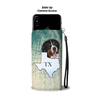 Bernese Mountain Dog Print Wallet Case-Free Shipping-TX State - Deruj.com