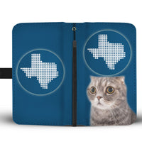 Scottish Fold Cat Print Wallet Case-Free Shipping-TX State - Deruj.com