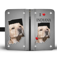 Cute Labrador Retriever Print Wallet Case-Free Shipping-IN State - Deruj.com