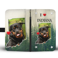 Rottweiler Dog Print Wallet Case-Free Shipping-IN States - Deruj.com