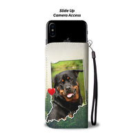 Rottweiler Dog Print Wallet Case-Free Shipping-IN States - Deruj.com