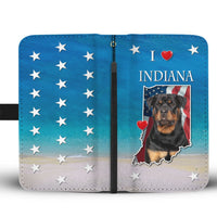 Lovely Rottweiler Dog Print Wallet Case-Free Shipping-IN State - Deruj.com