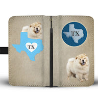 Chow Chow Dog Print Wallet Case-Free Shipping-TX State - Deruj.com