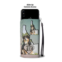 Australian Shepherd Dog Print Wallet Case-Free Shipping-ID State - Deruj.com