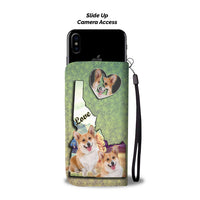 Cardigan Welsh Corgi Dog Print Wallet Case-Free Shipping-ID State - Deruj.com