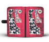 Border Collie In Lots Print Wallet Case-Free Shipping-DE State - Deruj.com