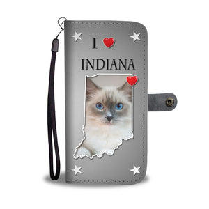 Cute Ragdoll Cat Print Wallet Case-Free Shipping-IN State - Deruj.com