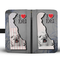Cute Bulldog Puppy Print Wallet Case-Free Shipping-DE State - Deruj.com